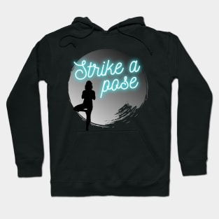 Yoga Pose in the Moonlight Hoodie